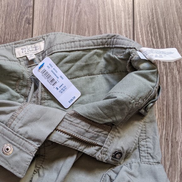 NWT Toddler Girl (3T) - 77KIDS Cargo Pants - Picture 7 of 7